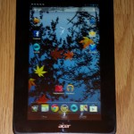 Acer Iconia Tab A110 home