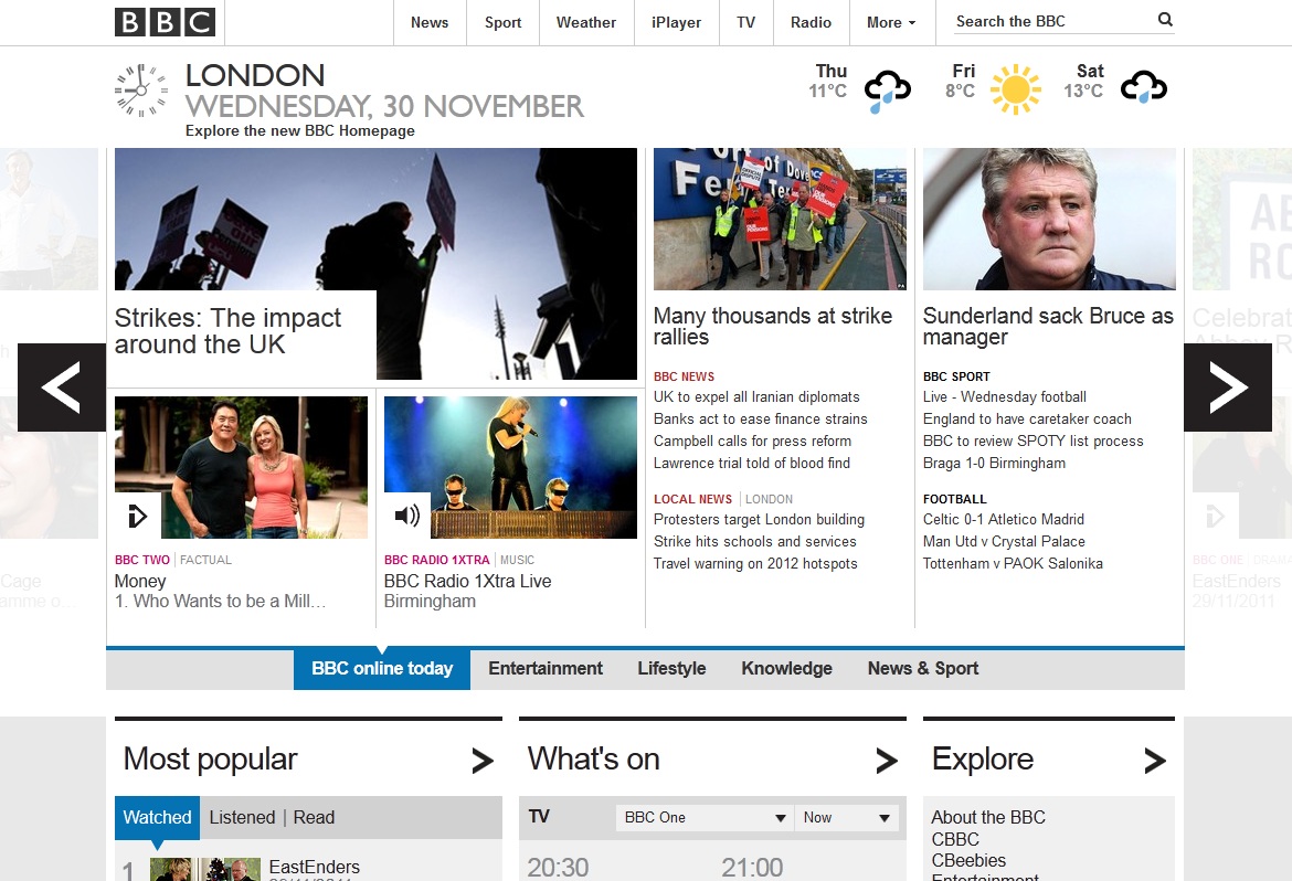 New BBC Homepage Goes Live After Thousands of UK Viewers Write in