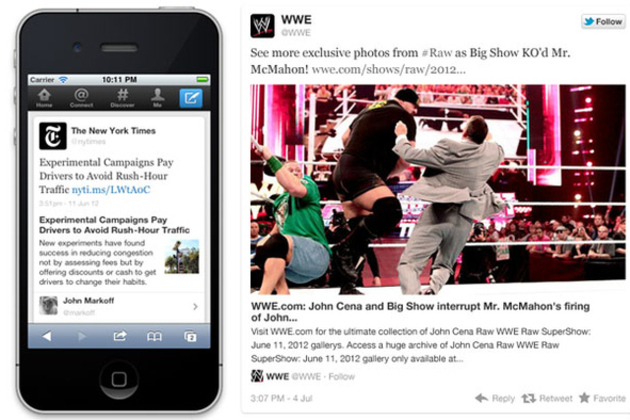 Twitter Announces Expanded Tweets – Embedded Headlines, Pics and Video