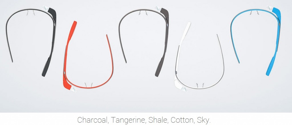 Google glass colours