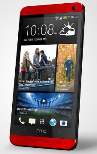 HTC One Red right