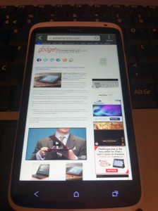 HTC One X GadgetyNews Website