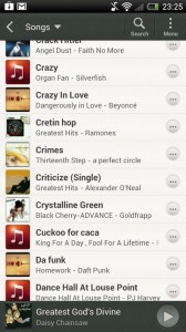 HTC One X Music