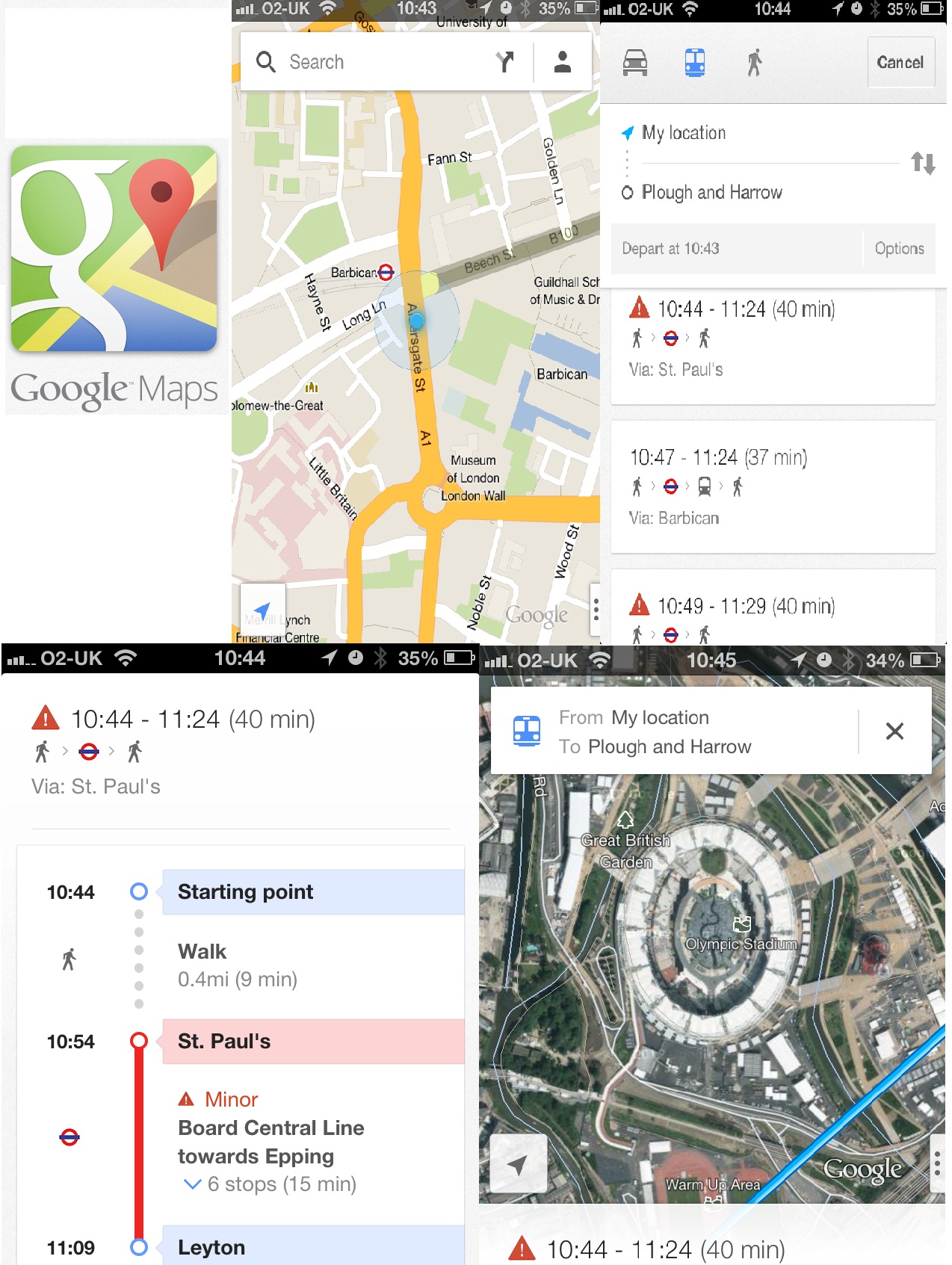 Google Maps for iOS here now with Street View and public transport