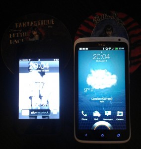 iphone 4 htc one x lock screens