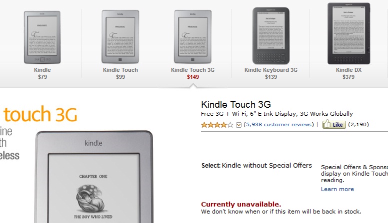 Amazon makes space for new Kindle