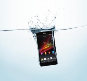 Xperia Z submerged