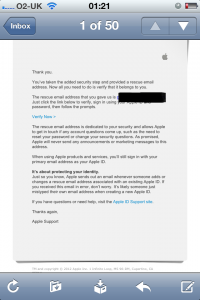 iOS iTunes rescue mail